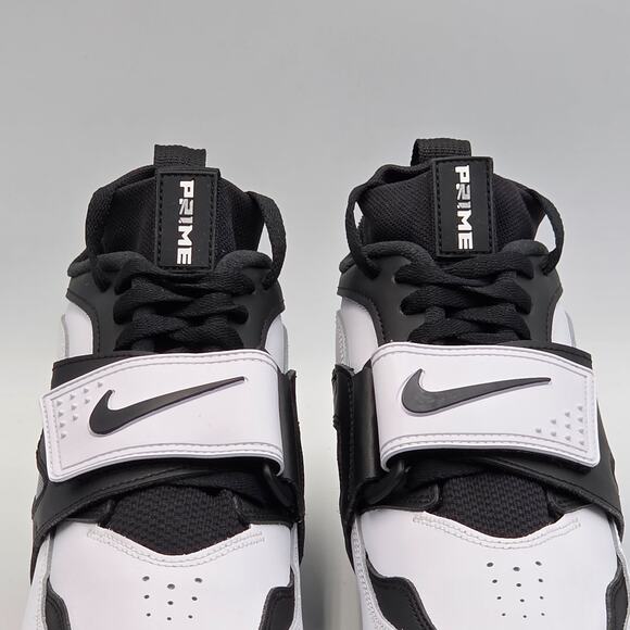 Nike Vapor Edge Air Diamond Turf 93 TD Size 8.5 Cleats HF5298-101 White Black main image 4